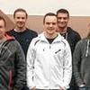 Der Vorstand des SV Hausen/Rohrbach: (hintere Reihe, von links) Jürgen Gehrling, Hans Rüfer, Jürgen Mehling, Michael Nürnberger, Bernhard Röder, Arnold Scheiner, Peter Richter; (vorn) Christiane Scheiner, Harald Gehrling, Marcel Möhler, Matthias Götz, Gerhard Kess.