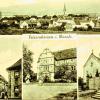 Diese alte Postkarte zeigt die historischen Schätze des Ortes. Diese alte Postkarte zeigt die historischen Schätze des Ortes.