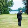 Der damalige Bundesaußenminister Guido Westerwelle 2012 im Garten der Villa Borsig in Berlin, die dem Auswärtigen Amt gehört.