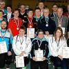 Die Sieger der nordbayerischen Meisterschaft stellen sich zum Gruppenbild.