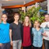 Der neue Vorstand des Höchberger Schwimmvereins von 1978 (von links): Jens Ries, Hannes Vogelsang, Julia Thiele, Daniela Hofmann und Vorsitzender Wolfgang Brenner.