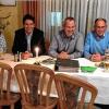 Die neue Vorstandschaft der Jagdgenossenschaft Kreuzwertheim: Karl-Heinz Müller, Bürgermeister Klaus Thoma, Frank Theobald, Friedrich Sauer und der ausscheidende Jagdvorsteher Richard Dinkel.