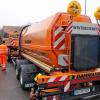 20 000 Liter Salzsole fasst der testweise eingesetzte Anhänger für Fahrzeuge im Winterdienst.