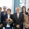 Nach fast drei Jahrzehnten als Belegarzt am Klinikum Main-Spessart wurde Dr. Hans-Udo Heynen in den Ruhestand verabschiedet. Im Bild von links: Dr. Siegbert Vogel (Belegarzt und Chefarzt Chirurgie), Klinikreferent Hans-Peter Quindeau, Günter Betz (stellvertretender Klinikreferent und Personalleiter), Dr. Gerlinde Heynen, Dr. Hans-Udo Heynen, Cornelia Köstler (Geschäftsleitung Lohr und ehemalige Geschäftsleitung Karlstadt), Pflegedirektorin Gabriele Frings sowie Dr. Peter Lübke (Belegarzt Anästhesie).