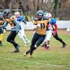 Die Würzburg Panthers im Testspiel gegen die Rodgau Pioneers.