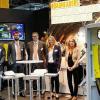 Zahlreiche Besucher aus aller Welt empfängt das Bischofsheimer Unternehmen IBS noch bis Sonntag auf der Münchner Maschinenbaumesse (von links) Felix Jaekel, Vertrieb, Benedikt Enders, Werkstudent, Frank Bender, Bereichsleiter Berg- und Tunnelbau, Brigitte Santo und Barbara Schmitt (Geschäftsführung).