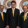 Die Schützengesellschaft Prichsenstadt hat gewählt (von links): Der ehemalige Schützenmeister Klaus Linz ist nun zweiter Schützenmeister, Kassier René Schlehr, Sportleiter Alexander Linz, Schriftführer Michael Ott und neuer 1. Schützenmeister Heinrich Strobl.