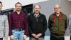 Dank für 40 Jahre Vereinstreue: Die beiden Vorsitzenden des TSV Jahn Urspringen, Jürgen Umla (links) und Daniel Eyring (rechts), konnten bei der Jahreshauptversammlung Andre Lickart, Mike Schwabe und Joachim Schubert (ab Zweiter von links) mit der Ehrennadel in Gold auszeichnen.