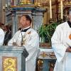 Letzte Maiandacht in Mariabuchen (von links): Diakon Kurt Barsch, Rektor Josef M. Treutlein, Diakon Remi Rausch.