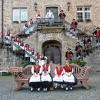 Die Volkstanzgruppe Gemünden nahm Deutschen Trachtenfest in Öhringen teil.