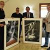 Freuen sich in Randersacker auf die Eröffnung der Galerie im Rathaus am Samstag: (von links) Ernst Weckert, Ralf Kuhn, Oliver Liedtke und Hermann Oberhofer.Foto: Baumeister