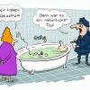 Ziemlich schwarzer Humor: Cartoons von Mario Lars.