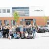 Foto vor der Kerschensteiner Mittelschule.