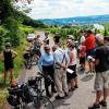 Mit dem Fahrrad dem Klimawandel auf der Spur: Veitshöchheimer setzten sich mit örtlichen Auswirkungen auseinander.