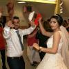 Kurdische Hochzeit in Hollstadt in der Dreschhalle im Schützenraum: Gefeiert wurde eine Doppelhochzeit der Familie Shekho. Die Familie ist aus Syrien nach Deutschland geflohen, in Hollstadt leben sie seit circa vier Monaten. Es wurde viel getanzt bei der kurdischen Hochzeit.