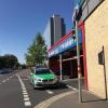 Polizeieinsatz bei der Stadtgalerie Schweinfurt. Polizeieinsatz bei der Stadtgalerie Schweinfurt.