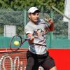 Publikumsliebling Frank Wintermantel überzeugte beim erneuten Gewinn des Tennisturniers um den BVUK-Cup mit seiner variantenreichen Spielweise.