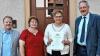 40 Jahre im Schuldienst: Erika Sauter gratulierten zum Dienstjubiläum (von links) Personalratsvorsitzender Jürgen Seidenzahl, Schulleiterin Regina Ullmann und Schulrat Walter Volkmuth.