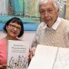 Barbara Wallochny und Galen Vinson stellten Kräuterfee?s Pflanzenmalbuch vor.