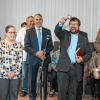 Einweihung mit Segnung (von links): Christian Grüßing (Kaufmännischer Leiter Seniorenzentren Tauberfranken), Silvia Müller (Heim- und Pflegedienstleiterin Seniorenzentren Tauberfranken), Pfarrerin Laura Breuninger, Bürgermeister Joachim Markert, Pfarrer Oliver Störr, Thomas Wigant (Regionalleiter der Gesundheitsholding Tauberfranken) und Hausoberer Michael Raditsch.