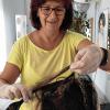 Samstags ist kein Zehnstundentag mehr: Friseurmeisterin Ursula Reuss aus Bütthard.