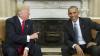 Donald Trump und Barrack Obama im Oval Office.