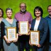 Jubilare und Vorstand (v.l.): Sonja Ruppert, Jutta Rauscher, Winfried Dorsch, Barbara Höfling und Joachim Imhof.