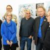 Zu ihrem 20. wartete die Galerie Kirchner mit einer besonderen Ausstellung auf. Im Bild: Klaus Kirchner (Zweiter von rechts).
