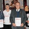 Ehrungen gab es beim Verein „Frohsinn“. Im Bild, von links: Rolf Geuppert, Heiko Lambach, Inge Griebel, Ehrenmitglied Helmut Rosatti, Silvio Laudensack und zweiter Vorsitzender Alexander Kaspar.