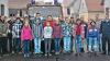 In Merkershausen hatten sich 16 Jugendliche am Wissenstest der Feuerwehren beteiligt. Er stand unter dem Motto: Brennen und Löschen. Im Bild (rechts) der stellvertretende Kreisjugendwart Thomas Ganz.