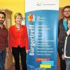 SPD-Bundestagsabgeordnete Dorothee Schlegel bei ihrem Besuch des Mehrgenerationenhauses in Lauda-Königshofen. (von links): Kenan Alkharbotli, Dorothee Schlegel, MdB, Fabian Schwab und die Leiterin Gisela Keck-Heirich.