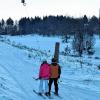 Rund 20 Zentimeter Schnee lagen am Mittwochnachmittag am Hausberg der Frammersbacher.