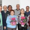 Der Obst- und Gartenbauverein Mittelsinn zeichnete Personen für ihre 25-jährige Vereinstreue oder Arbeit im Vorstand aus und verlieh Ehrenmitgliedschaften für ein besonderes Engagement um die Ziele des OGV verliehen. Im Bild von links: Vorsitzender Peter Paul, Rudi Klug, stellvertretender Vorsitzender Hans-Georg Linke, Anna Gehrlinger, Ernst Diener, Sieglinde Frucht, Hans-Georg Fleißner und Elfriede Kratz.