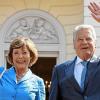 Sie machen in Schloss Bellevue im März Platz für den neuen Bundespräsidenten: Joachim Gauck und seine Lebensgefährtin Daniela Schadt.
