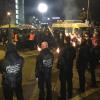 Rechtsextremer "III.Weg": Abschlusskundgeben am Berliner Ring. Rechtsextremer "III.Weg": Abschlusskundgeben am Berliner Ring.