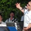 Georg Schaller in seinem Element bei den Feuerthaler Musikanten.