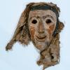 Diese Fastnachts-Maske aus der Rhön sollMose darstellen und wird ungefähr auf das Jahr 1850 datiert. Sie ist eines derExponate der Ausstellung „jüdisch Jeck,Fastnacht und Purim – eine Annäherung“.Foto: Deutsches FastnachtMuseum Kitzingen,Sammlung Prof. Friedrich Münch