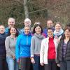 Die neuen „Botschafter des Spessarts“ im Bild von links: Zweiter Hauptvorsitzender Richard Krebs, Hauptwanderwartin Heike Buberl-Zimmermann und Bürgermeister Rüdiger Stenger sowie stellvertretender Hauptwanderwart und Lehrgangsleiter Uwe Brüggmann (Zweiter von rechts). Dritter von rechts Dr. Gerhard Ermischer, Präsident des Bayerischen Wanderverbandes . FOTO Spessartbund