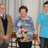 Für ihren langjährigen Einsatz als Schatzmeisterin wurde Brigitte Rommel vom Vorsitzenden Gerhard Höhn (links) geehrt. Lukas Budde nahm eine Ehrung für seine Mutter Rosemarie Budde entgegen.