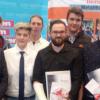 Freisprechung der Metall-Innung Mainfranken-Mitte. Im Foto von links: Johannes Keppner, Alexander Koller (Vorsitzender Prüfungsausschuss Konstruktionstechnik), Erhard Troll (Lehrlingswart), Tobias Schönwitz, Annabelle Wich, Ralf Sieber, Alexander Wittye, Fabian Purucker, Felix Keim, Obermeister Detlef Lurz und Edwin Gernert (Vorsitzender Prüfungsausschuss Feinwerkmechanik). Es fehlt Maximilian Jahr.