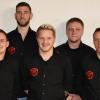 Der Vorstand des EFC Flörsbachtaler Adler: (von links) Sebastian Glassen, Sebastian Amend, Sascha Müller, Luca Fischer, Sven Dietrich, Sascha Amend, Stephan Schermann.