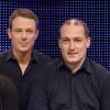 Manuel Hobiger (rechts) hat bei der ARD-Quiz-Sendung „Gefragt – Gejagt“ mitgemacht – und gewonnen. Mit im Bild: Quizmaster Alexander Bommes (links).