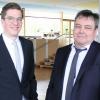 Die Geschäftsführer der VS Visuelle Medien GmbH & amp Co. KG, Philipp Müller (links) und Klemens Lutz (rechts)