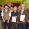 Im Mittelpunkt der Jahresversammlung der Kreisgruppe Gemünden des Bayerischen Jagdverbandes (BJV) stand die Wahl der Vereinsführung und die Auszeichnung langjähriger Mitglieder. Im Bild von links: Vorsitzender Johannes Interwies (Obersinn), stellvertretender Vorsitzender Patrick Philipp (Lohr), neuer Schriftführer Christian Gerhard (Fellen), neuer Kassier Alexander Rützel (Burgsinn), Beisitzer Gerd Brand (Rieneck), Bläserobmann Robert Riedmann (Gemünden), Josef Keil (Lohr), Alfons Hautsch (Karsbach), Norbert Holzheimer (Bad Kissingen), Ludwig Haas (Burgsinn), Stefan Gerhard (Fellen), Sebastian Müller (Gräfendorf) und Erhard Reusch (Burgsinn).