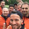 Auf den Start in ihre dritte Saison in der Regionalliga Männer 30 beim TSV Güntersleben freuen sich: (hinten von links) Martin Zahradka, Dominik Feser, Jiri Fraenkl, hinten Mitte Andreas Rupp, Andreas Spanheimer, Andree Seuffert und (vorne) Manuel Wolf. Es fehlen Volker Braun, Hans-Jörg Kress, Max Lamprecht und der verletzte Stan Hracov.