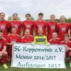 (rn)   Der SC Koppenwind hat den sofortigen Wiederaufstieg geschafft und grüßt als Meister der B-Klasse 3. Über den Erfolg freuen sich (hinten von links Vorsitzender Hans Schnura, Michael Baumann, Daniel Facius, Marcus Gruß, Mark Kastner, Matthias Schmitt, Jürgen Götz und Michael Rott sowie (vorne) Manuel Müller, Fabian Hirt, Egon Grief, Volker Dornheim, Tobias Thomann, Johannes Hetzel und Peter Markfelder. Es fehlen Andreas Hader, Florian Oppelt, Lukas Müller, Harald Götz, Michael Durmann, Daniel Hader, Robert Helmers, Sebastian Walz und Markus Bäuerlein.