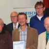 Für 30-jährige Mitgliedschaft beim FC 1917 Gerolzhofen wurden beim Festkommers geehrt: Helmut Eisenhauer, Roland Finster, Jürgen Kneißl, Berthold Mösslein, Gerhard Seyerlein. Es gratulierten dazu die Vorstände Anton Niedermeier, Ansgar Willacker, Bastian Antretter, Ehrenamtsbeauftragter Karl-Heinz Mock und der Bezirksvorsitzende des BFV, Jürgen Pfau.