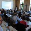 Um Fragen zur Unternehmensnachfolge ging es bei einer Veranstaltung im Landratsamt Kitzingen. Im Großen Sitzungssaal lauschten die Zuhörer den Ausführungen der Referenten von IHK, der Handwerkskammer sowie des Landratsamts.
