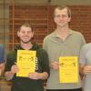 Erfolgreich bei den Herren A waren: (von links) Dominic Schmidt (Erster, TG Veitshöchheim), Michael Hennemann (Zweiter, TSV Grombühl), Christopher Bedenk (Dritter, DJK Astheim), Michael Weyler (Vierter, TSG Waldbüttelbrunn), André Scheer (Fünfter, SB Versbach) und Volker Lorrmann (Sechster, TSV Güntersleben).