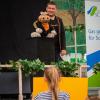 Sebastian Reich beim Comedy-Frühschoppen auf dem Volksfest.